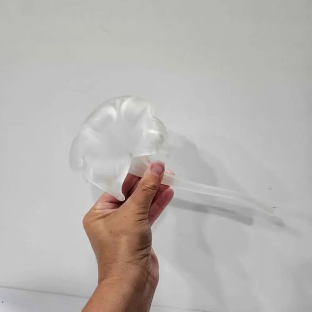 Frosted Glass Flower Decoration